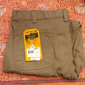 Carhartt Men's Relaxed Fit Tan Work Pants